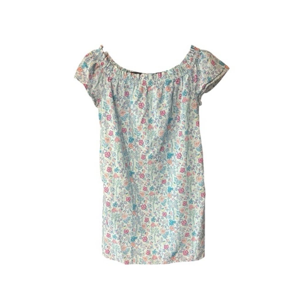 Vineyard Vines Flamingo Flock Off The Shoulder Dress